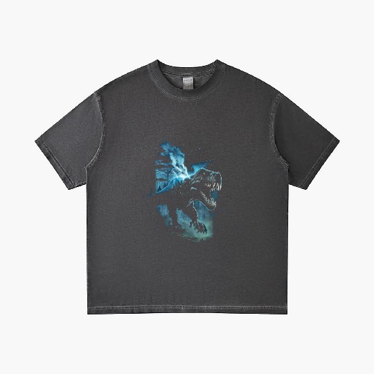 T-Rex running from a meteor storm Gradient T Shirts