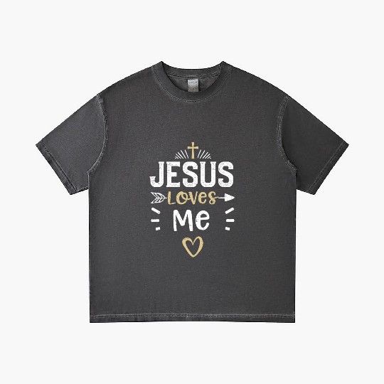 Jesus Loves Me - Jesus Gradient T Shirts