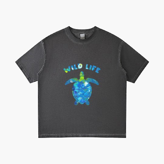 Wildlife Turtles Reptile Sea Animal Tortoise love Gradient T Shirts