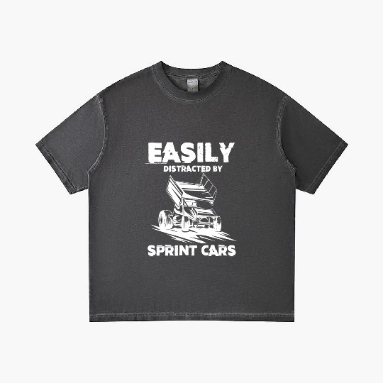 Sprint Car Racing, sprint car, dirt track racers Gradient T Shirts