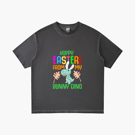 Easter T-rex Dinosaur Rabbit Easter Bunny Holiday Gradient T Shirts