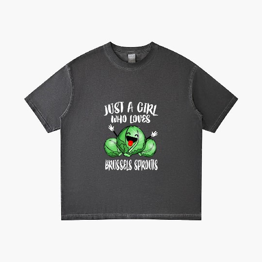 Just A Girl Who Loves Brussels Sprouts Vegetable V Gradient T Shirts