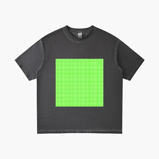 Easter Grass Colors of Spring Plaid Pattern Gradient T Shirts