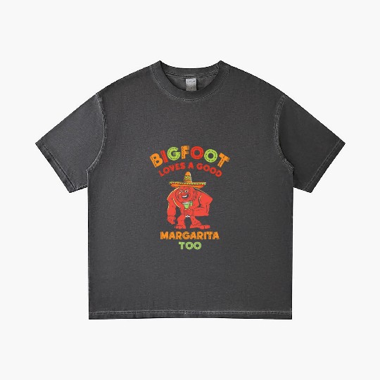 Cinco de Mayo Cryptozoology Bigfoot Fiesta Cryptid Gradient T Shirts