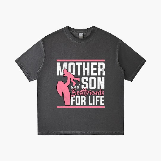 Mother And Son Gradient T Shirts