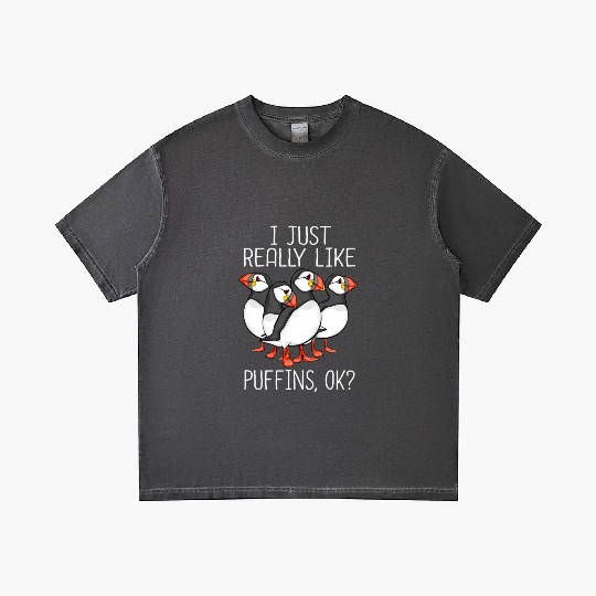 Atlantic Puffin Bird Lover Gift Women Cute Puffin Gradient T Shirts