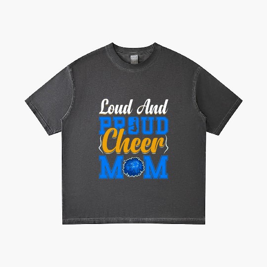 LOUD AND PROUD CHEER MOM Gradient T Shirts