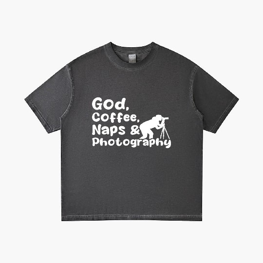 God, Coffee, Naps & Photography Gradient T Shirts