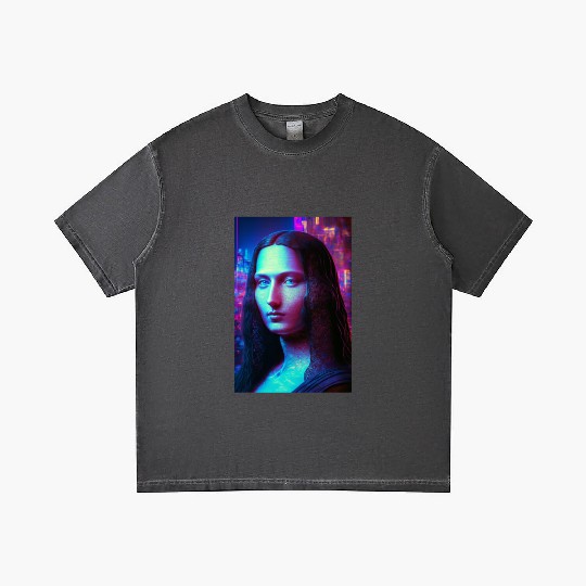 Mona lisa in future Gradient T Shirts