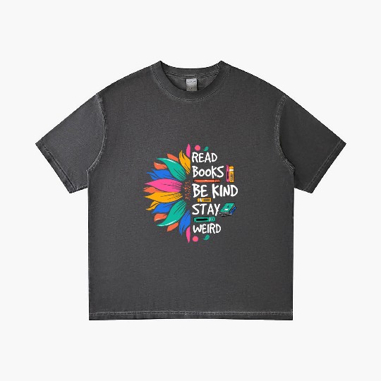 Read Books Be Kind Stay Weird Gradient T Shirts