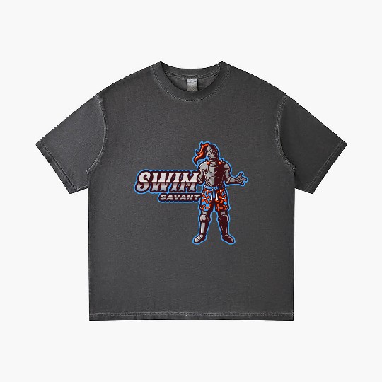 Swim Savant | Knight With Swim Trunks Gradient T Shirts