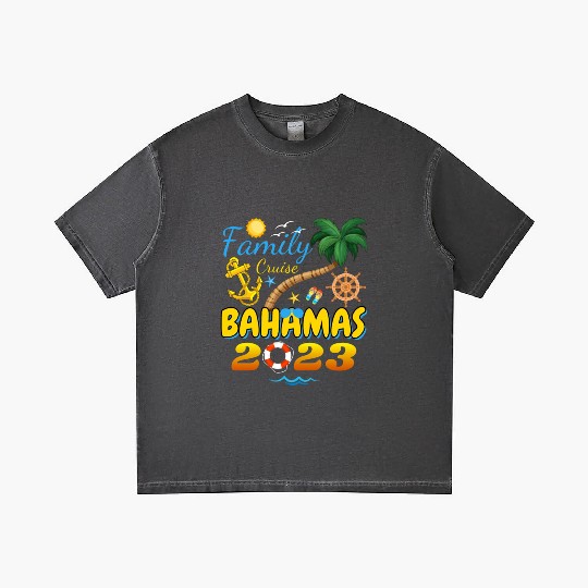 Family Cruise The Bahamas 2023 Matching Group Gradient T Shirts