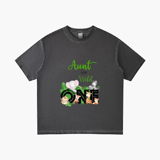 Aunt of The Wild One Zoo 39 s Happy Birthday Gradient T Shirts