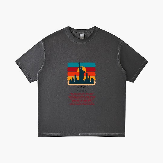 The Statue of Liberty Gradient T Shirts