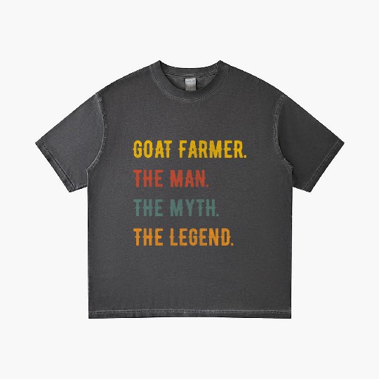 Goat Farmer Man Myth The Legend Gradient T Shirts