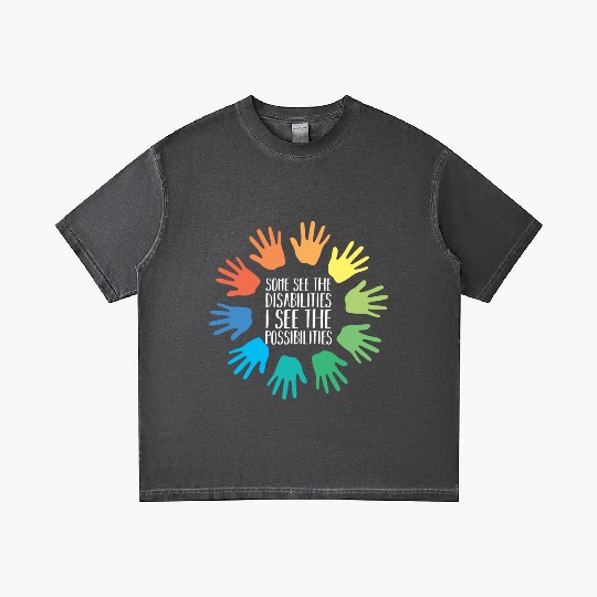 I See Possabilities Special Education Teacher Gradient T Shirts
