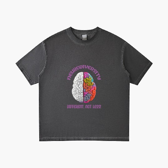 "Different, Not Less" Neurodiversity Gradient T Shirts