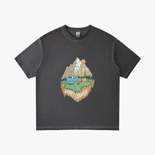 Happy Camper Explore The Nature Gradient T Shirts