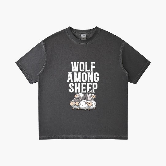 Wolf Among Sheep Wolves Animal Werewolf Wolf Lover Gradient T Shirts