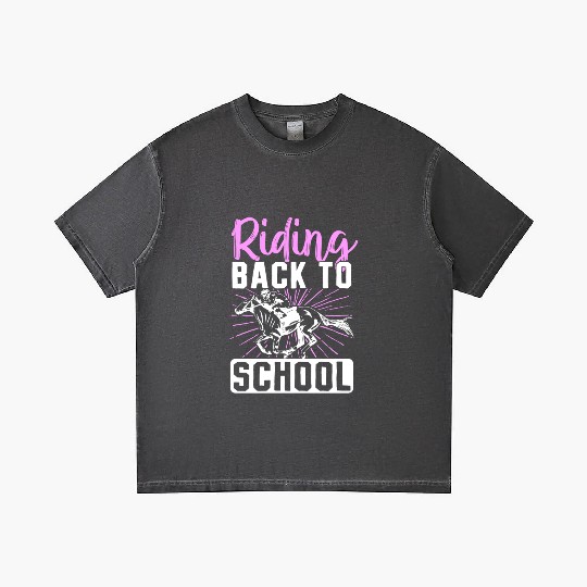 Horse Lover Equestrian Riding Back To School Gradient T Shirts