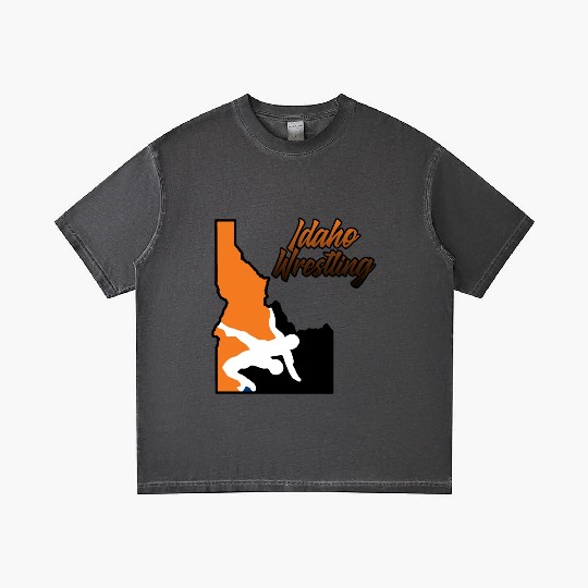 Idaho Wrestling (State Colors) Gradient T Shirts