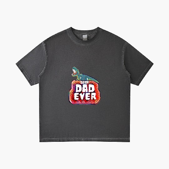 Best Dad Ever trex papa Gradient T Shirts