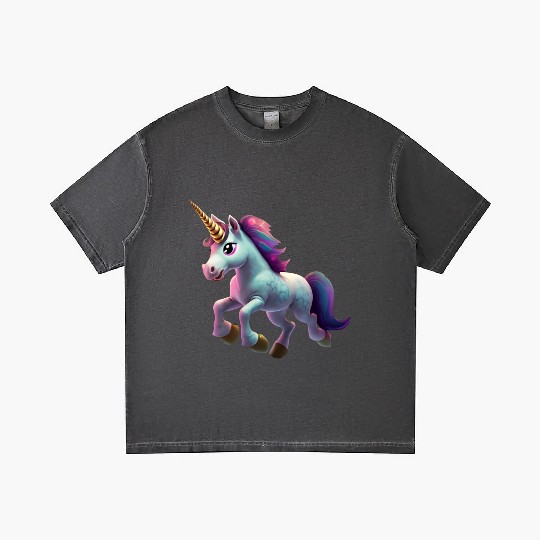 magic unicorn cartoon horse pony Gradient T Shirts