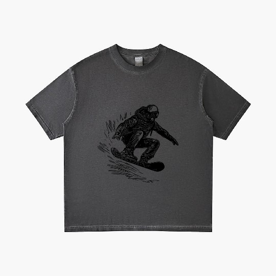 Snowboarding Jump Style Crass Snowboard Move Gradient T Shirts