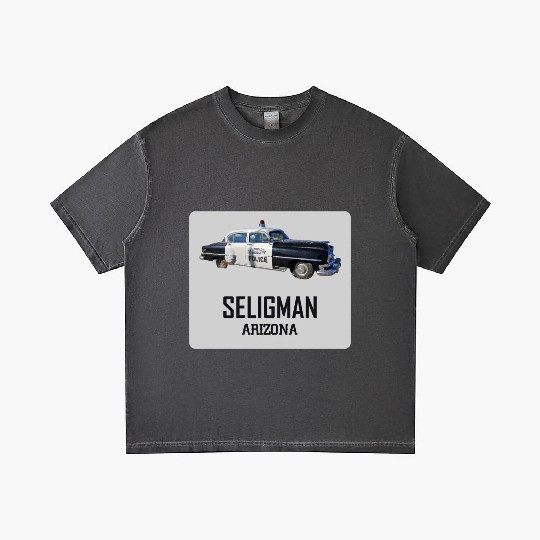 Old car city of Seligman in Arizonna, US Route 66 Gradient T Shirts
