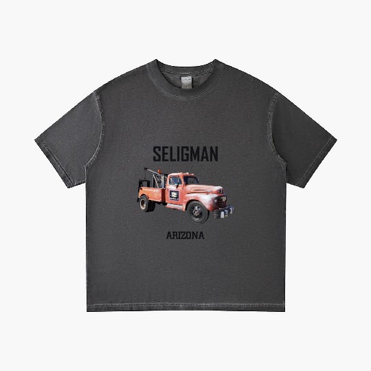 Old car city of Seligman in Arizonna, US Route 66 Gradient T Shirts