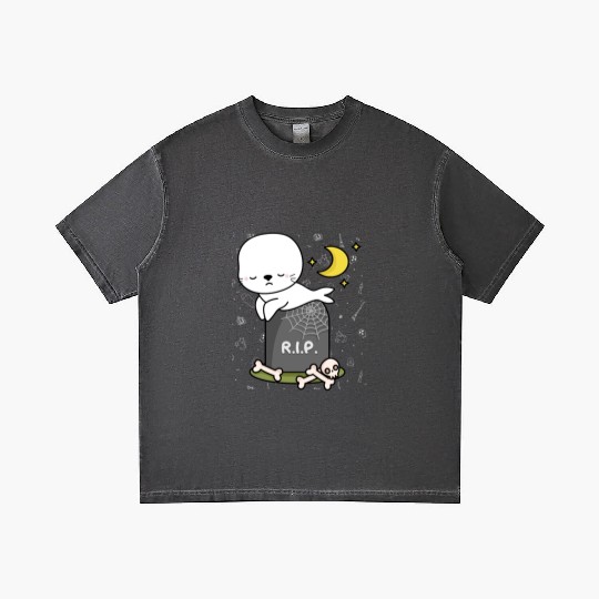 Boo Cute Seal Halloween design trick or treat RIP Gradient T Shirts