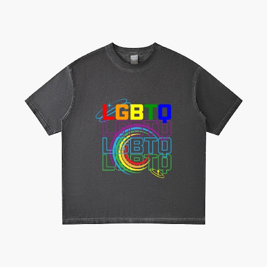 LGBTQ Design Pride Month Rainbow Flag LGBT Gradient T Shirts