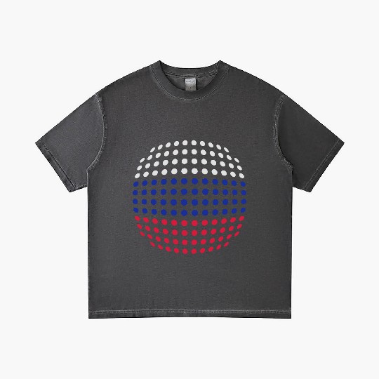 Russian Flag Gradient T Shirts