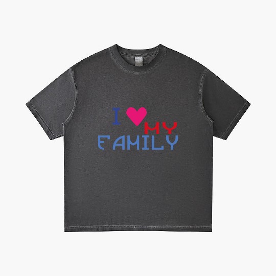 I Love my Family * Gradient T Shirts