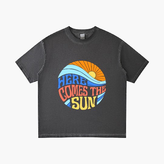 Here comes the sun Gradient T Shirts