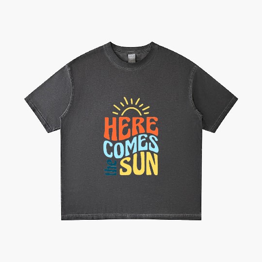 Here comes the sun Gradient T Shirts