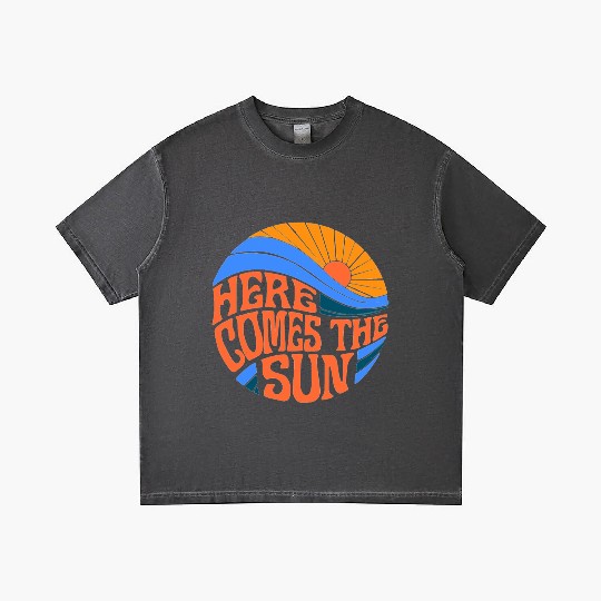 here comes the sun Gradient T Shirts