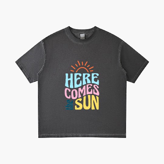 Here comes the sun Gradient T Shirts