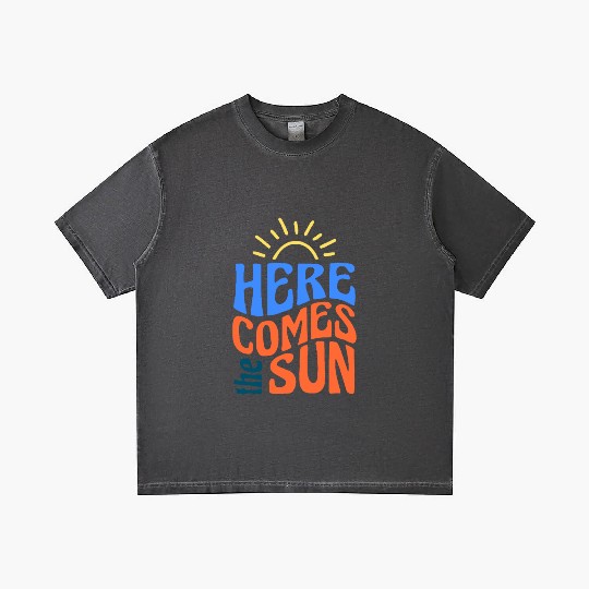 Here comes the sun Gradient T Shirts