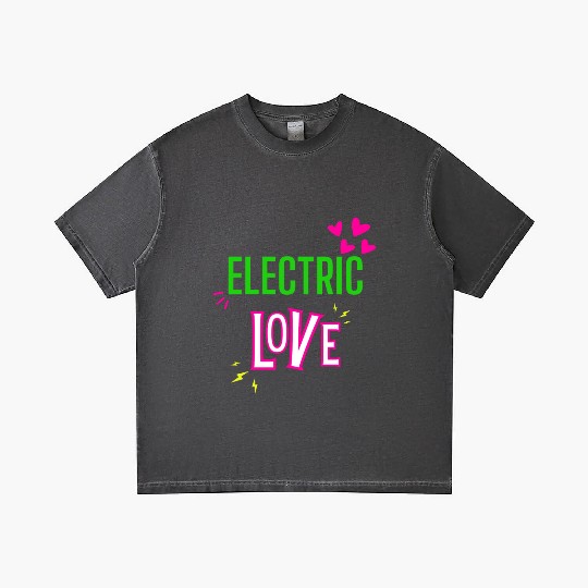 Electric Love in Neon Colors: Romance and Fun! Gradient T Shirts