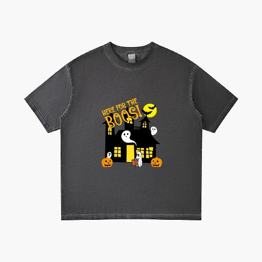 Here for the Boos (With Kid) Gradient T Shirts