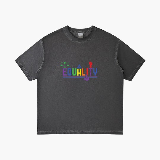 For Equality Gay LGBTQ Rainbow LGBT Pride Month Gradient T Shirts