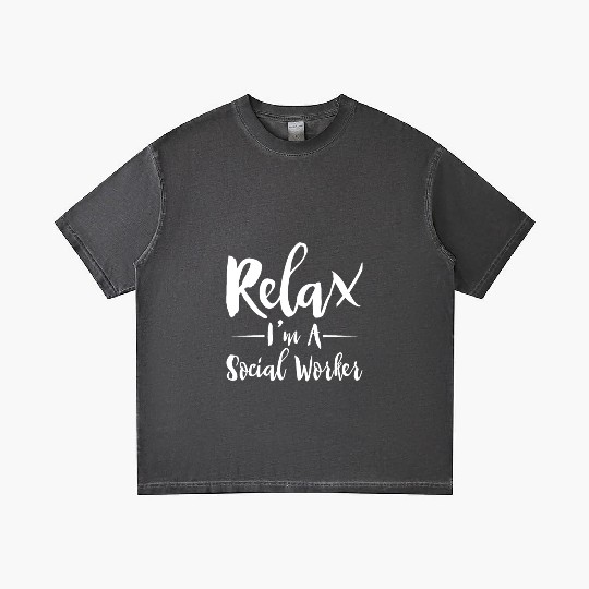 Relax I'm A Social Worker 2 Gradient T Shirts