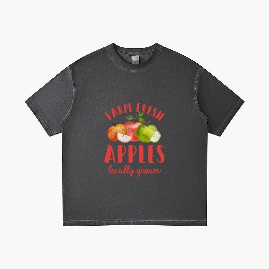 Apple Picking Farm Fresh Apples Farmer For Kids Gradient T Shirts