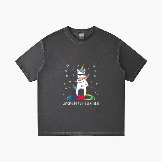 Dancing To A Different Beat Neurodiversity Unicorn Gradient T Shirts
