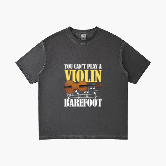 You Can't Play Violin Barefoot Gradient T Shirts