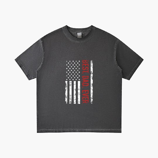 Best dad ever US american flag gift for father's d Gradient T Shirts