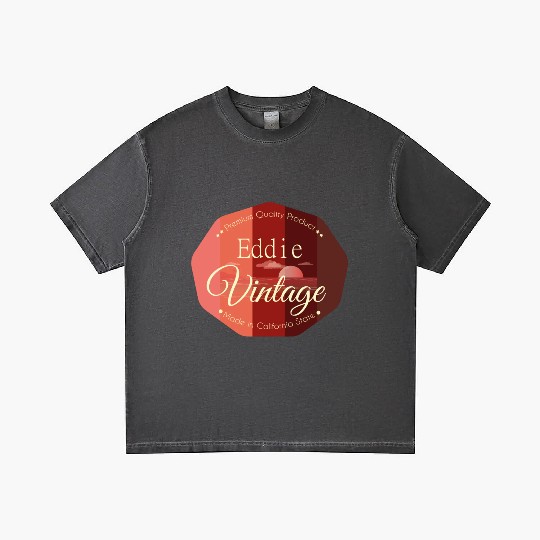 Eddie First Name Vintage Gradient T Shirts