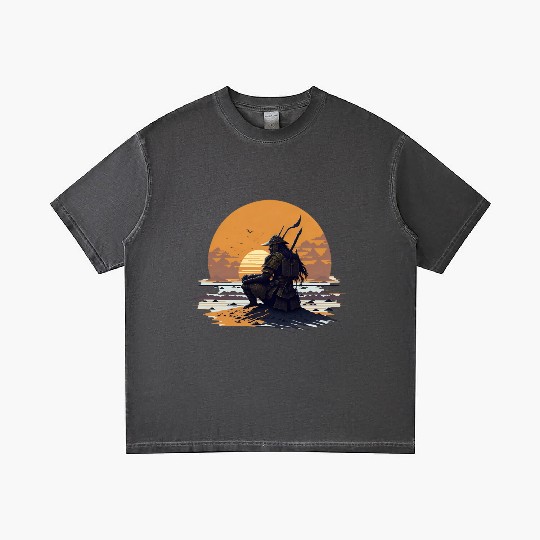 Samurai Sunrise Gradient T Shirts