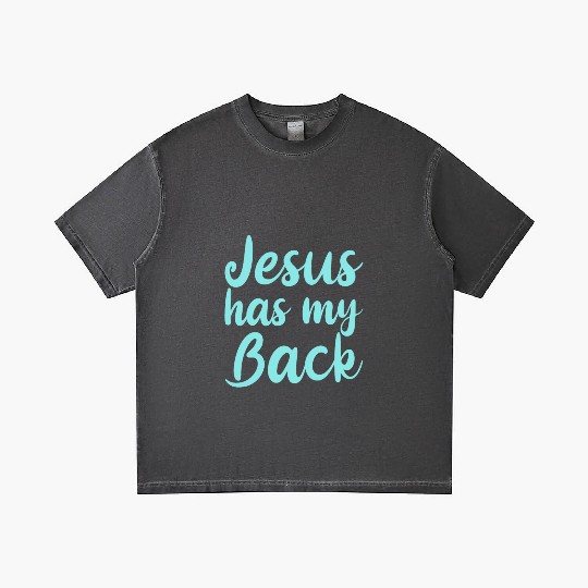 Jesus Has My Back 4 Gradient T Shirts